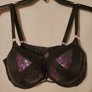 Victoria's Secret sequin 1 size up push up bra